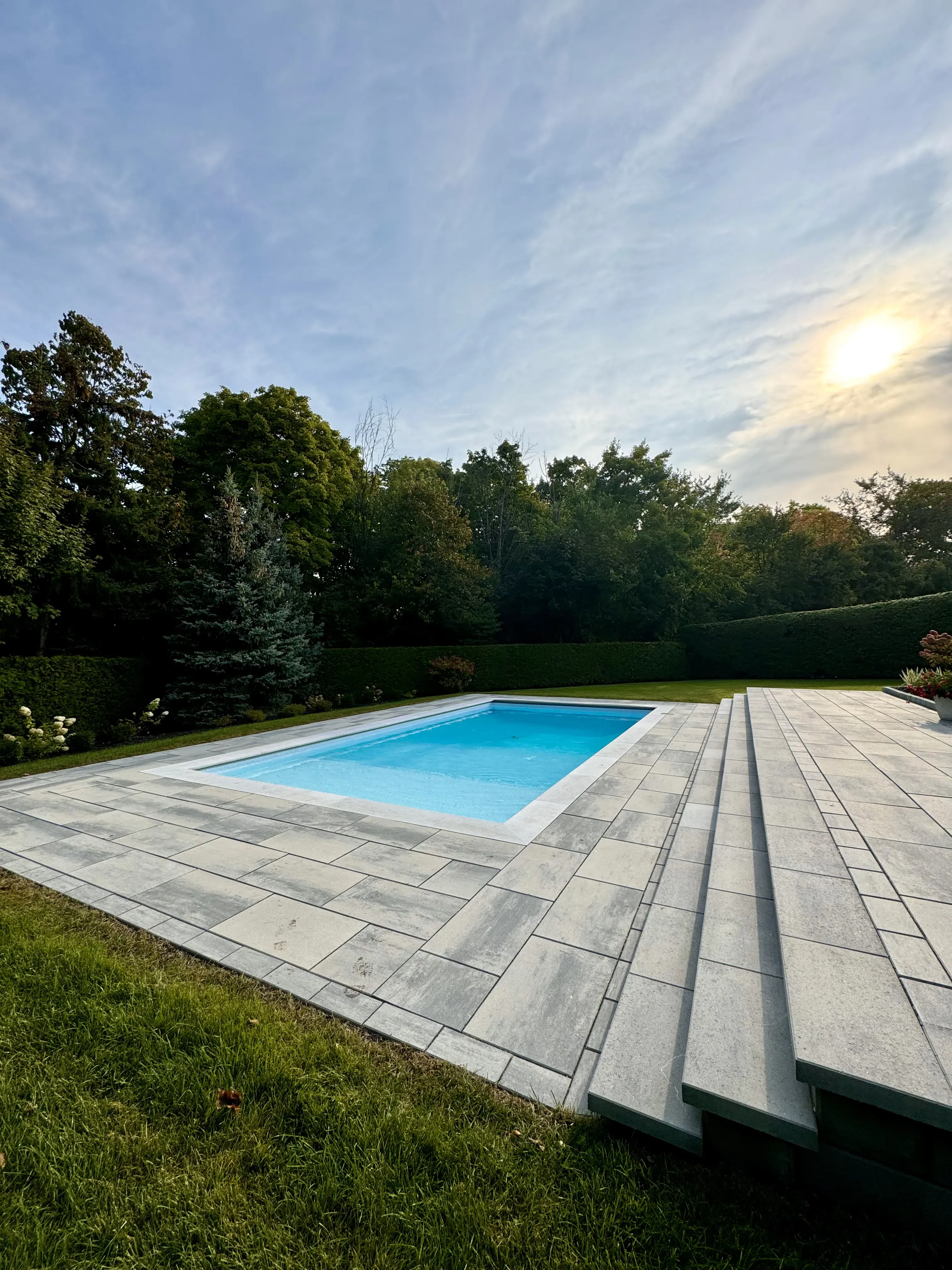 Completed outdoor project